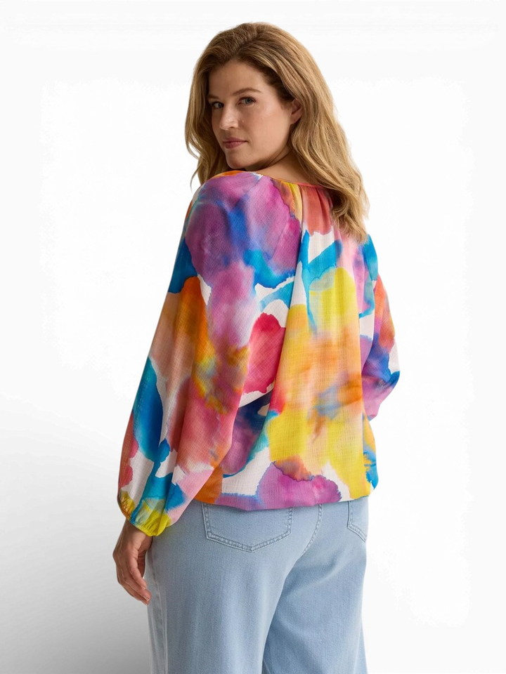 Multi-color bloes met rits Jezan Mayerline