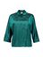 Groene glanzende bloes met knoopdetail Betty Due Amanti 