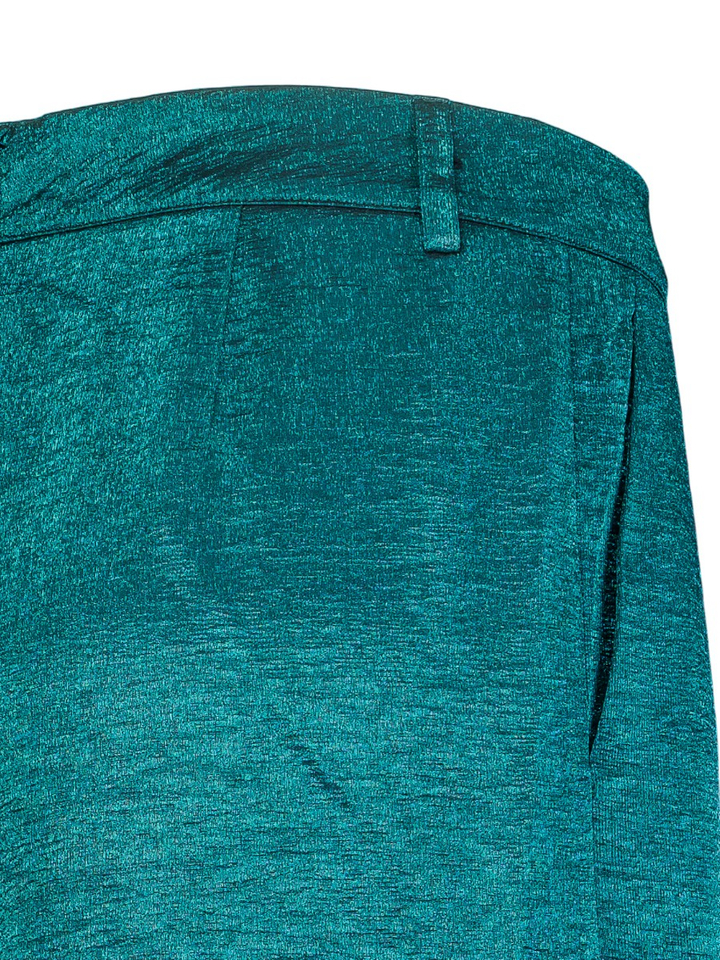 Groene broek met glans Petra Due Amanti 