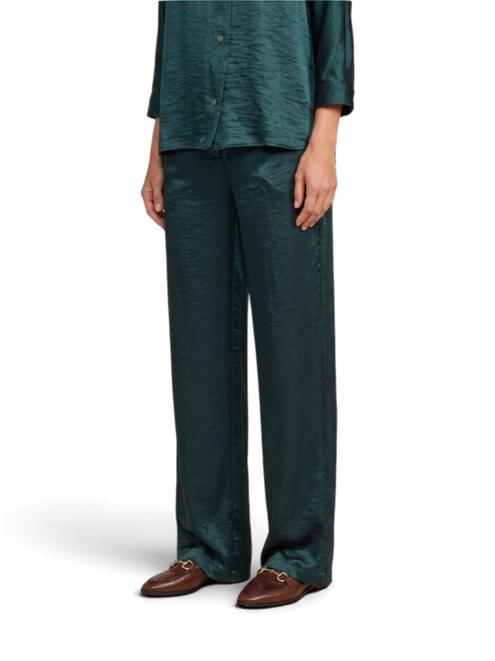 Groene broek met glans Petra Due Amanti