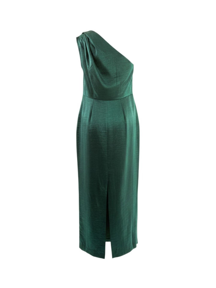 Groene off shoulder macixi-jurk Due Amanti