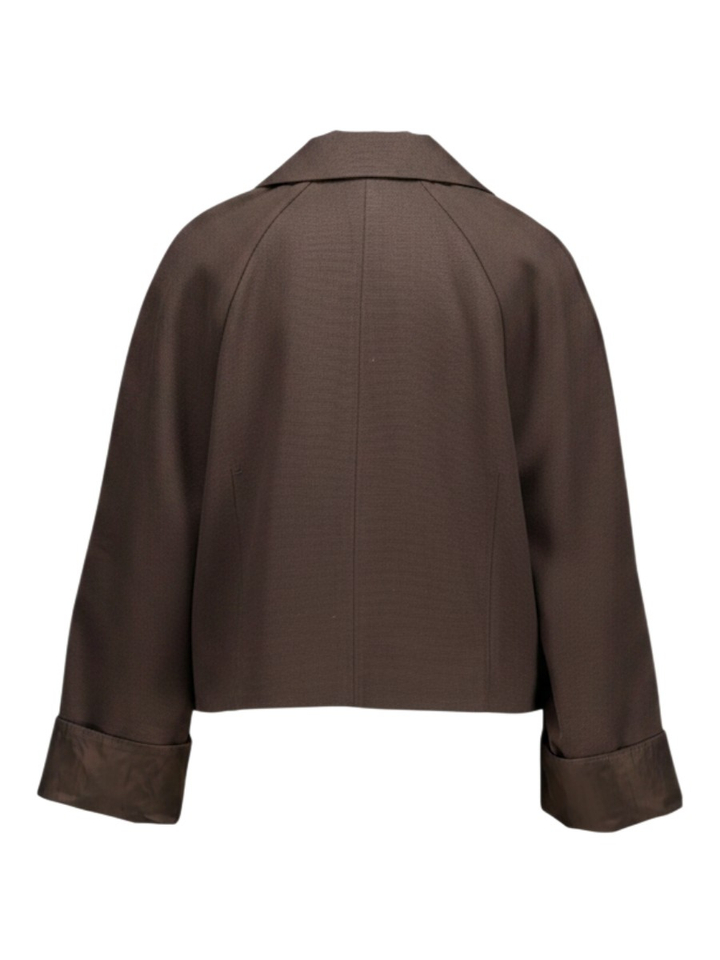Bruine korte blazer Jane Due Amanti