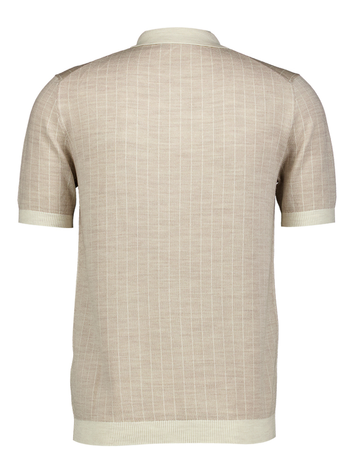 Gebreide polo van merinowol Atelier State Of Art 