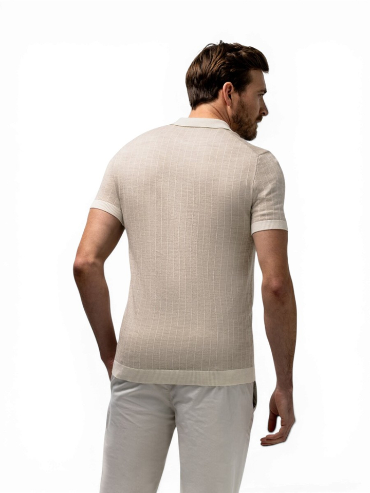 Gebreide polo van merinowol Atelier State Of Art 