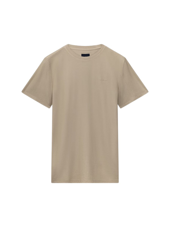 Beige T-shirt met fijne structuur State Of Art 