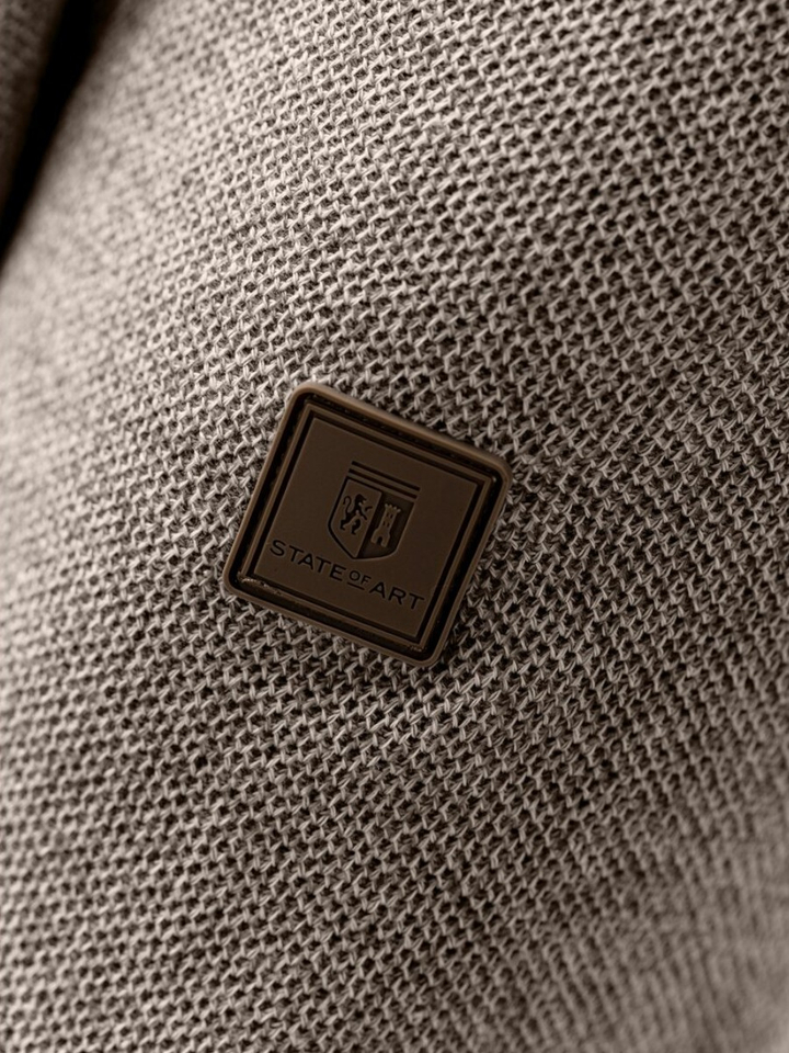Mouliné trui met structuur State Of Art 