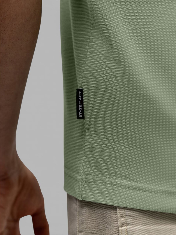 Lichtgroene polo State Of Art