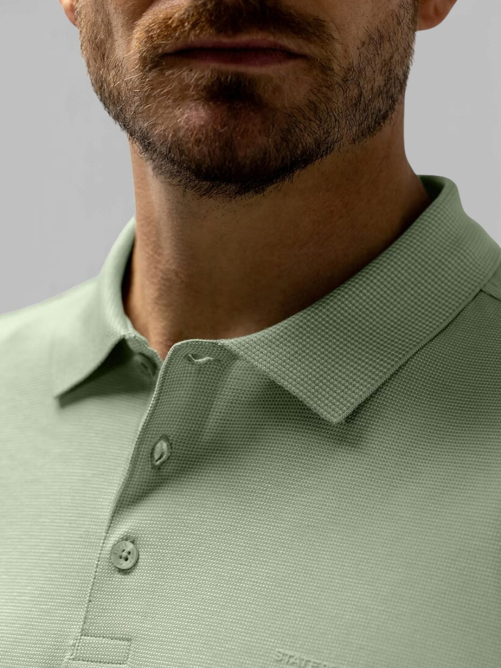Lichtgroene polo State Of Art