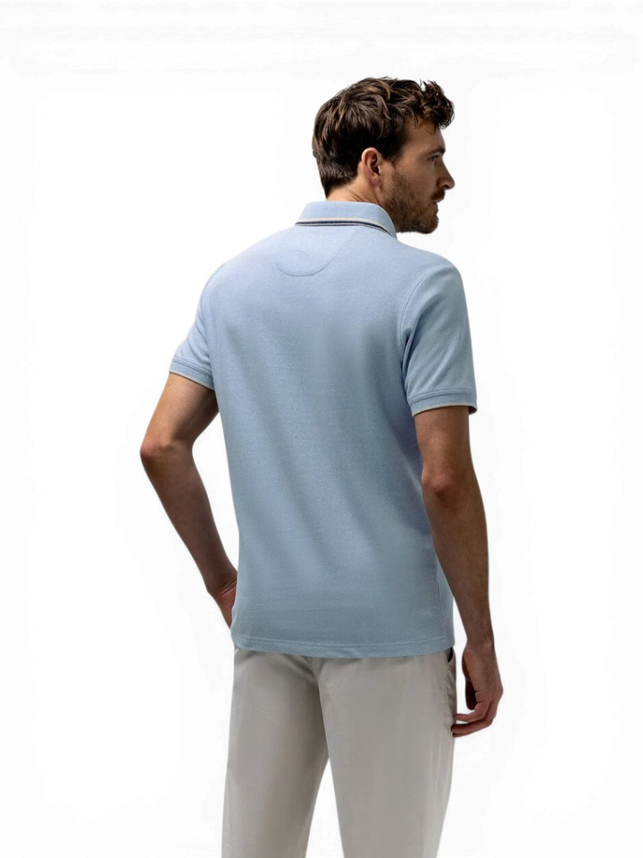 Lichtblauwe polo State Of Art 