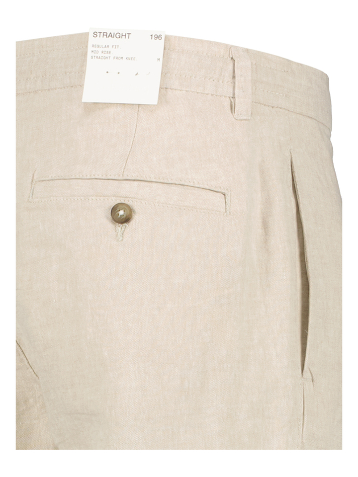 Beige linnen broek Selected 