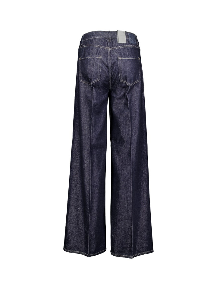 Donkerblauwe loose fit jeans Sventy Raffaello Rossi
