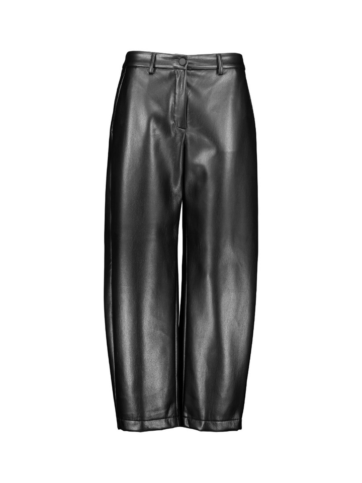 Zwarte broek in imitatieleer Raffaello Rossi