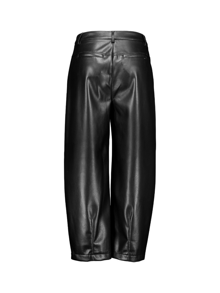 Zwarte broek in imitatieleer Raffaello Rossi