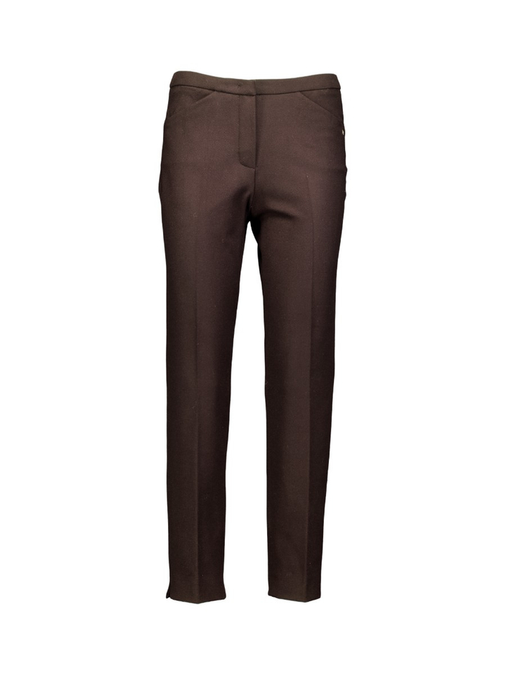 Bruine geklede broek 7/8 Raefello Rossi