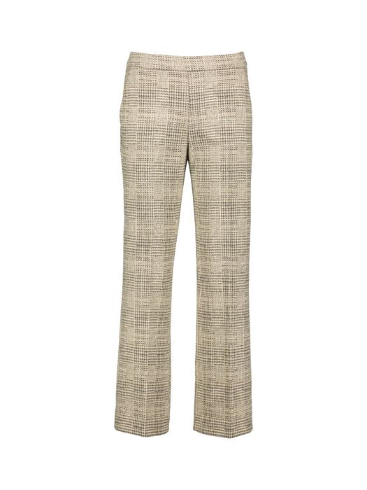 Beige broek in ruitmotief Renee Raffaello