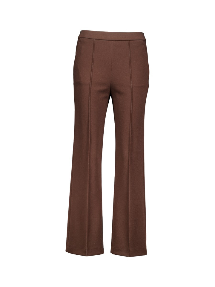  Bruine broek met fijne streep RENEE 6774 Raffaello Rossi