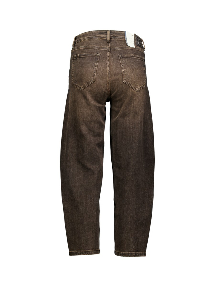 Bruine loose jeans Hanni Raffaello Rossi