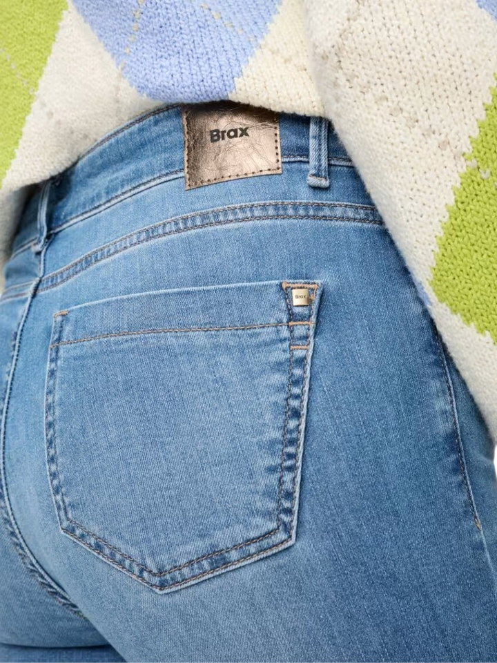 Blauwe slim fit jeans Brax