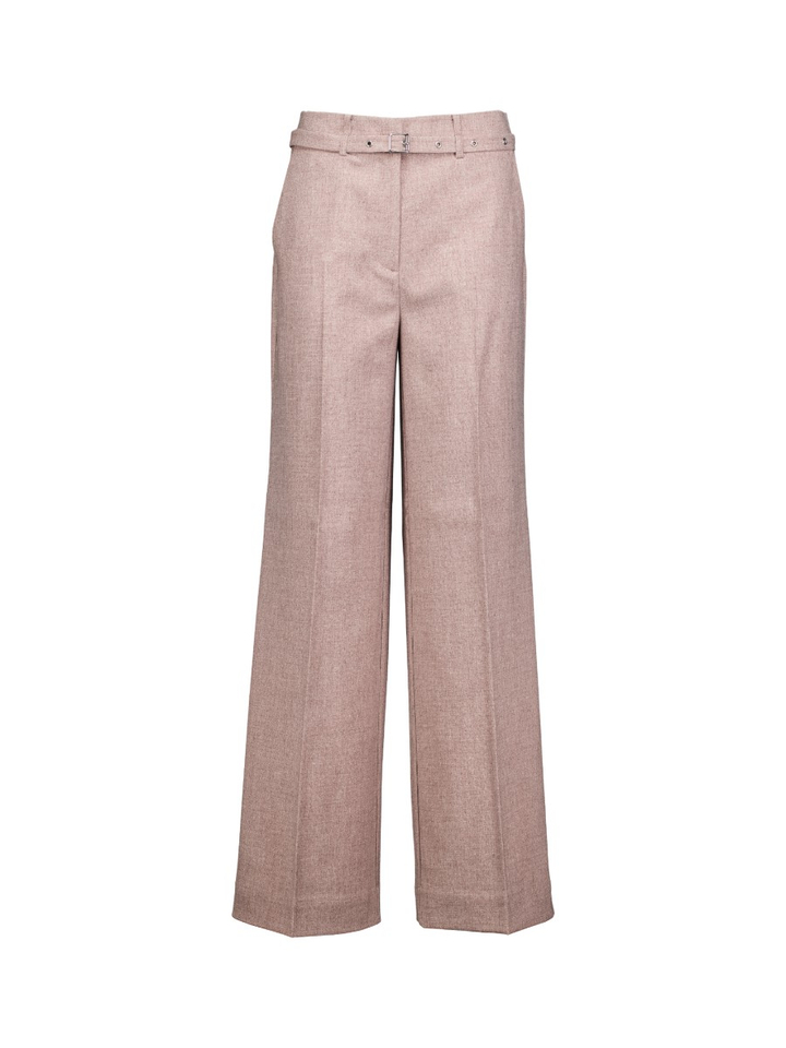 Roze wijde broek met riempje BRENNA Beaumont