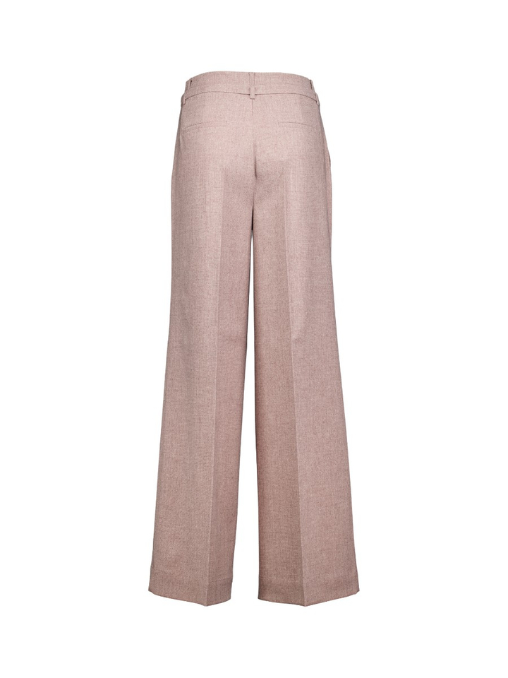 Roze wijde broek met riempje BRENNA Beaumont