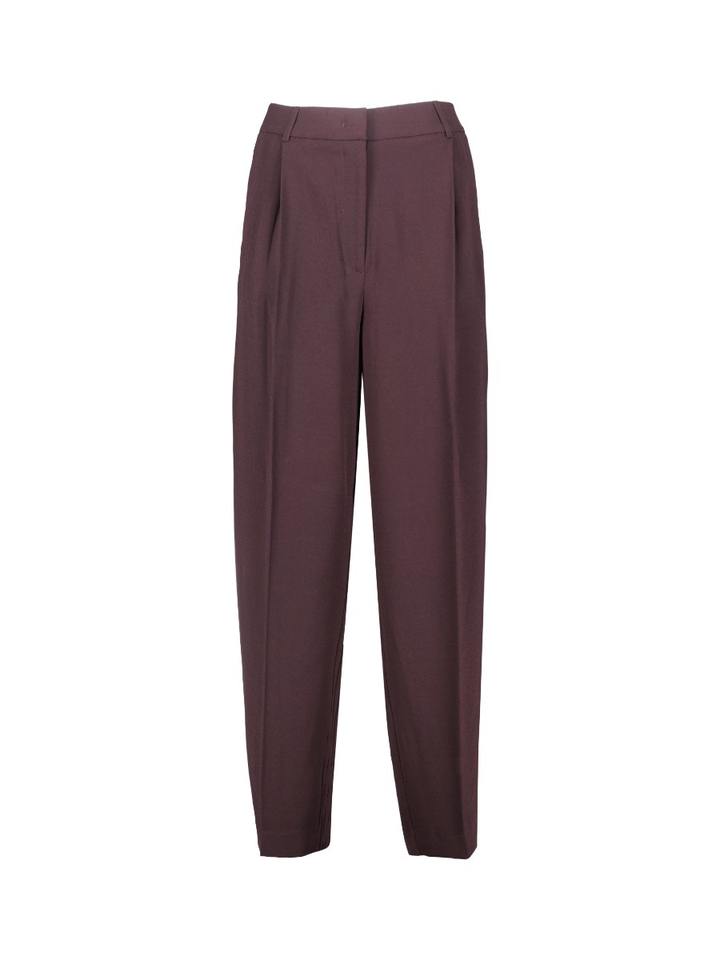 Aubergine geklede broek SACHA Beaumont
