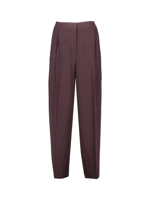 Aubergine geklede broek SACHA Beaumont