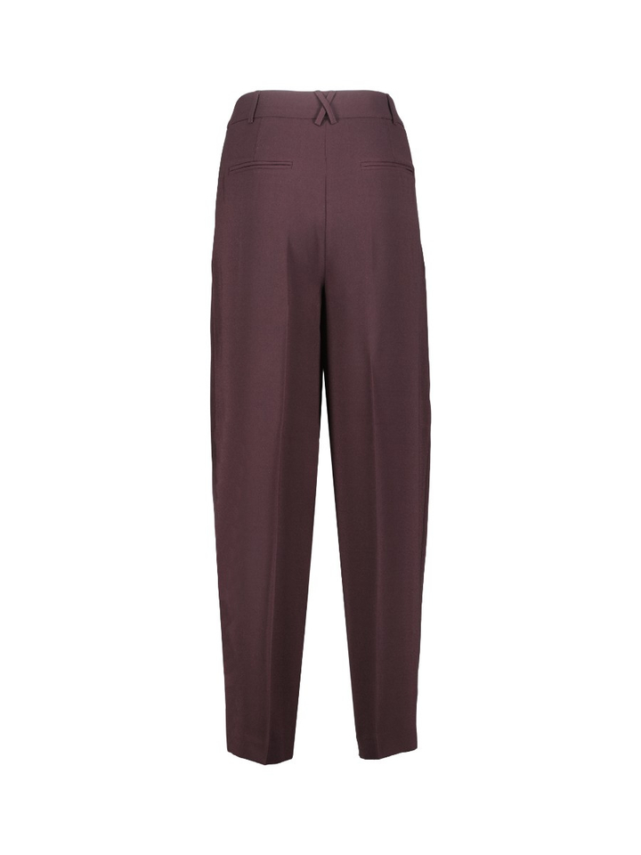 Aubergine geklede broek SACHA Beaumont