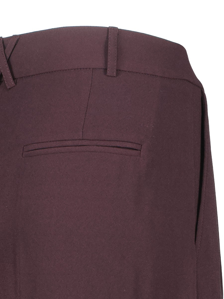 Aubergine geklede broek SACHA Beaumont