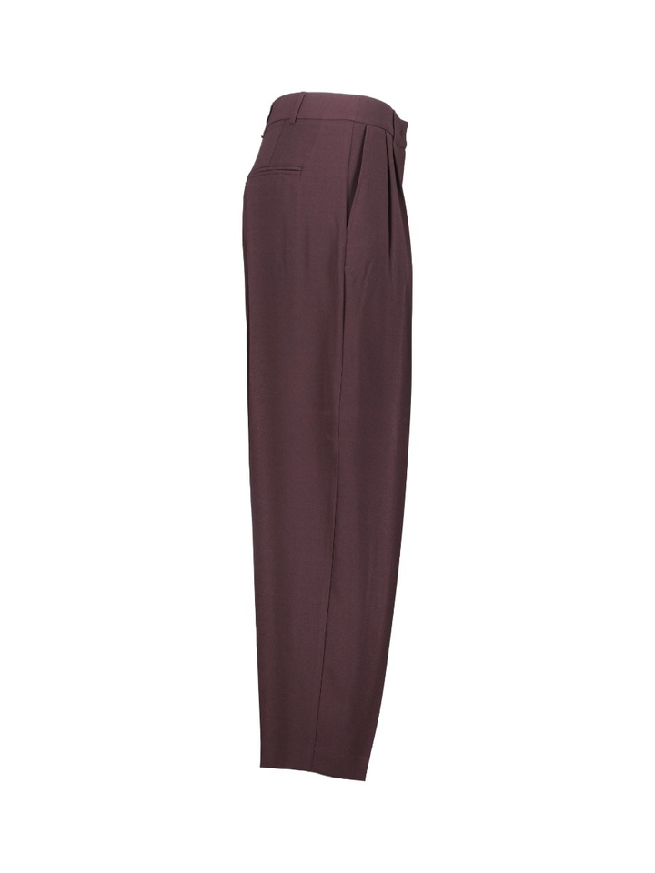 Aubergine geklede broek SACHA Beaumont