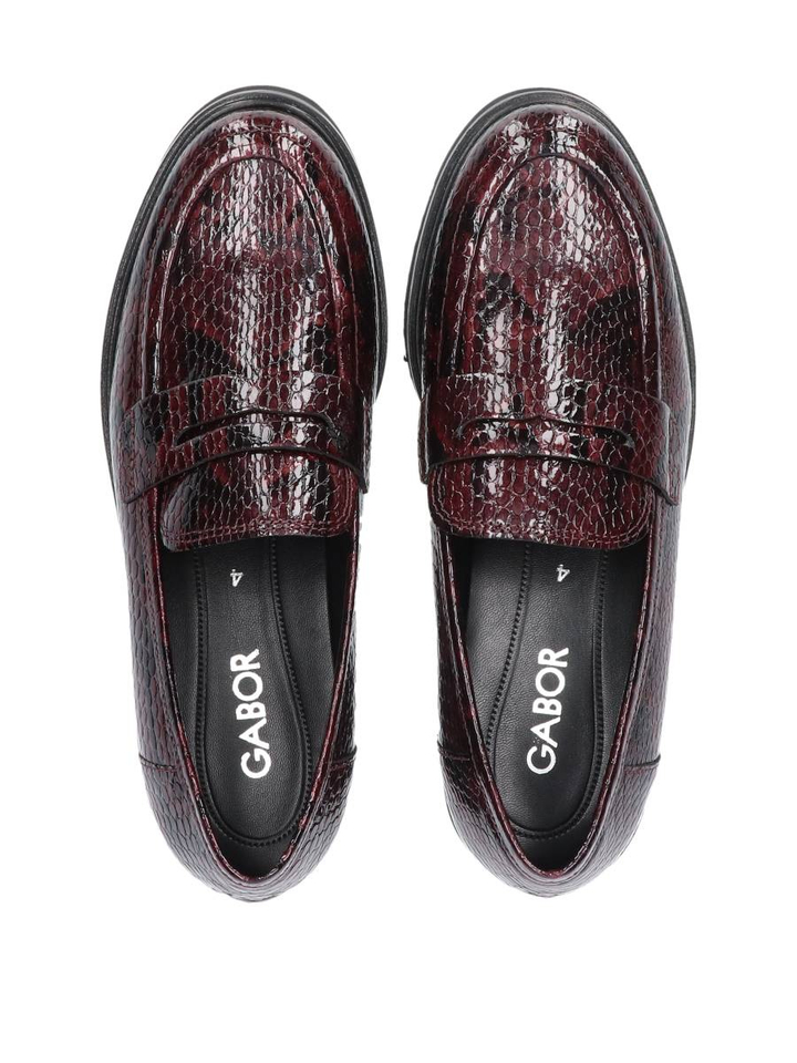 Boa lack mulberry moccasins Gabor