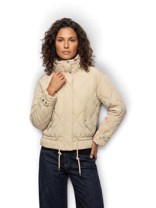 Beige quilt jas Valentina Creenstone