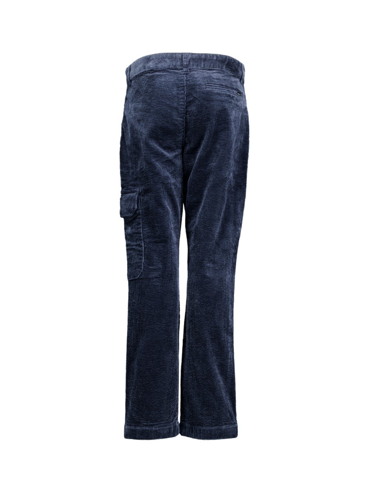 Blauwe velours cargo broek Hackett 