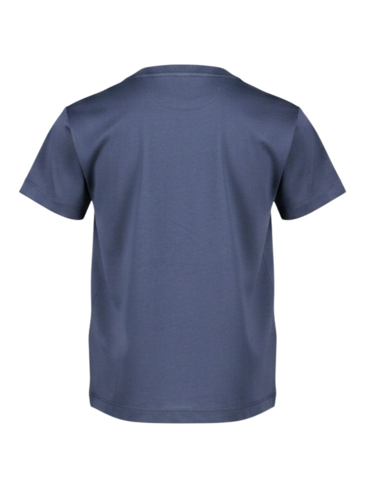 Donkerblauwe T-shirt met opdruk Hackett