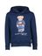 Blauwe sweater met kap Ralph Lauren