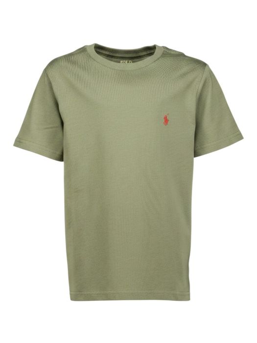 Cruise olive t-shirt met ronde hals en korte mouwen Ralph Lauren
