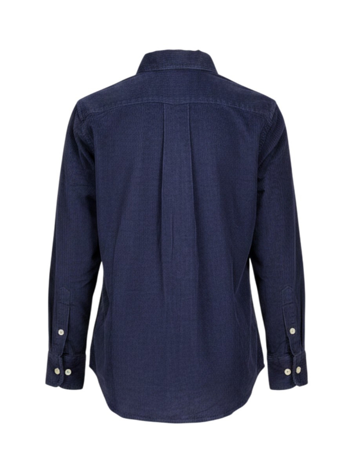 Newport navy ribfluwelen hemd Ralph Lauren