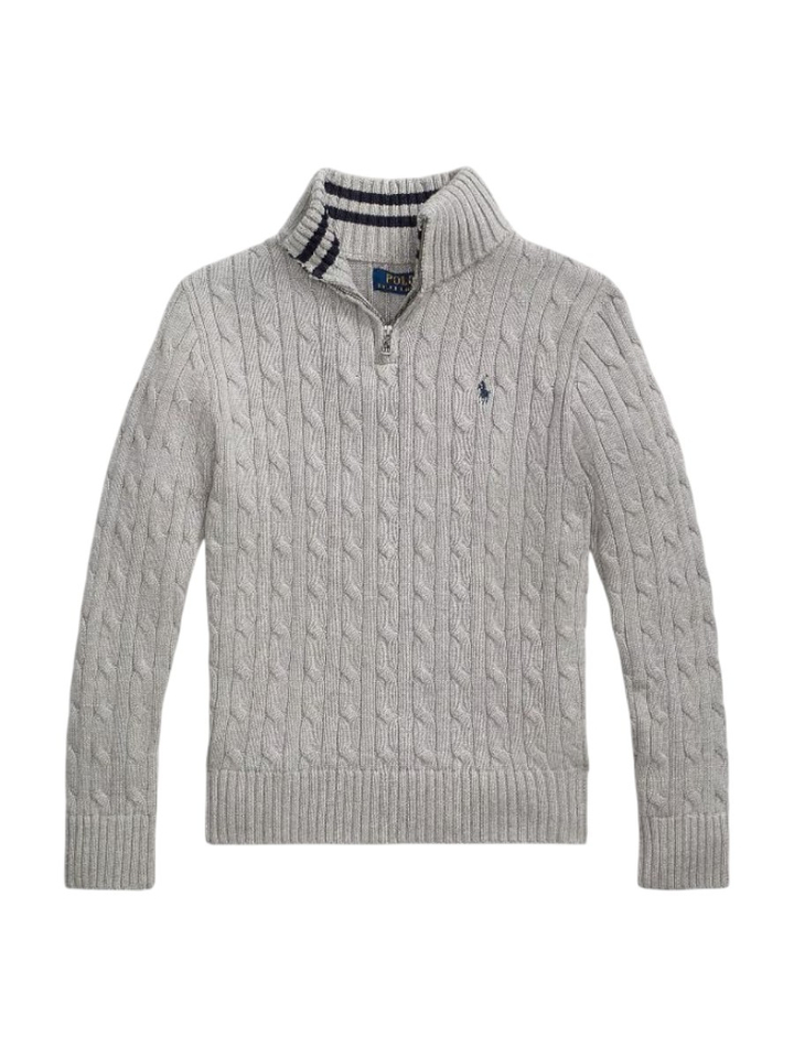 Andover heather pull met rechtopstaande kraag Ralph Lauren