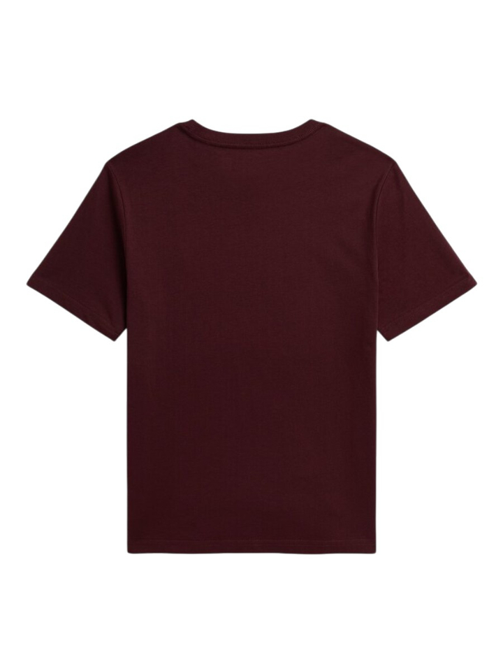 Rich ruby t-shirt met ronde hals en korte mouwen Ralph Lauren