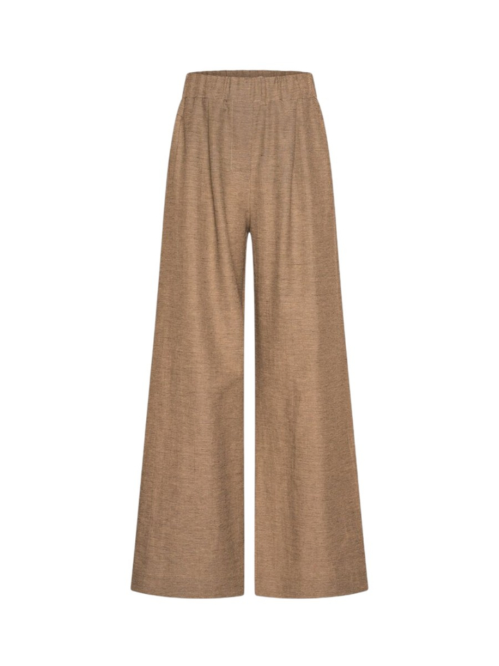 Bruine linnen broek Benji Girone By Bar