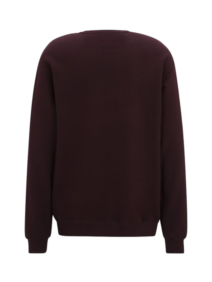 Bordeaux katoenen sweater met ronde hals en lange mouwen Mini Flag 2 Iriedaily