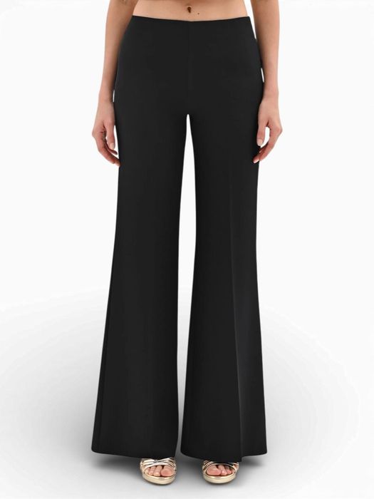 Zwarte broek met elastiek Rinascimento