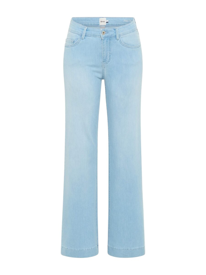 Blauwe wide leg jeans Brax 