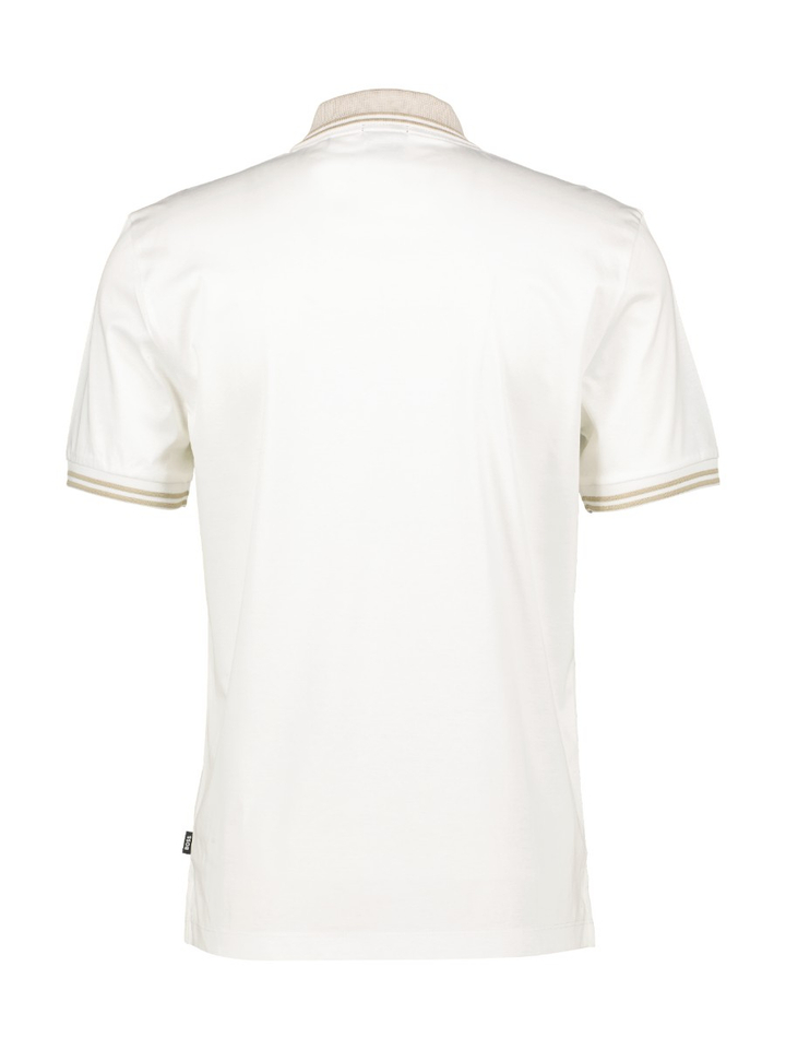 Wit katoenen polo Phillip met korte mouwen Hugo Boss 