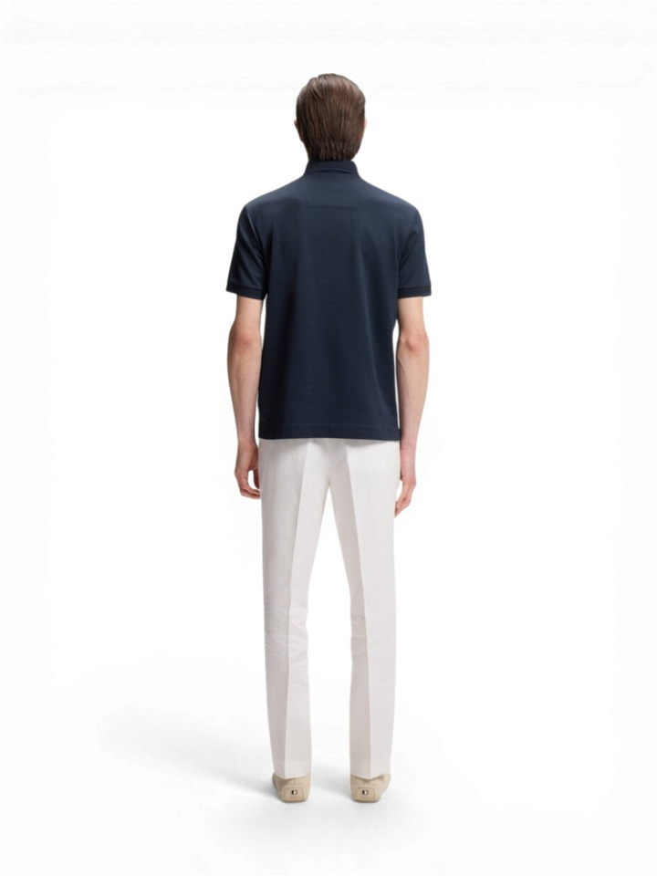 Donkerblauwe polo Parlay Boss