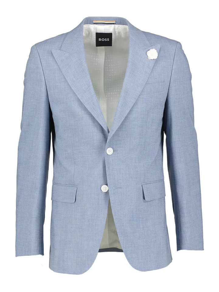 Open blue kostuumblazer Hugo Boss
