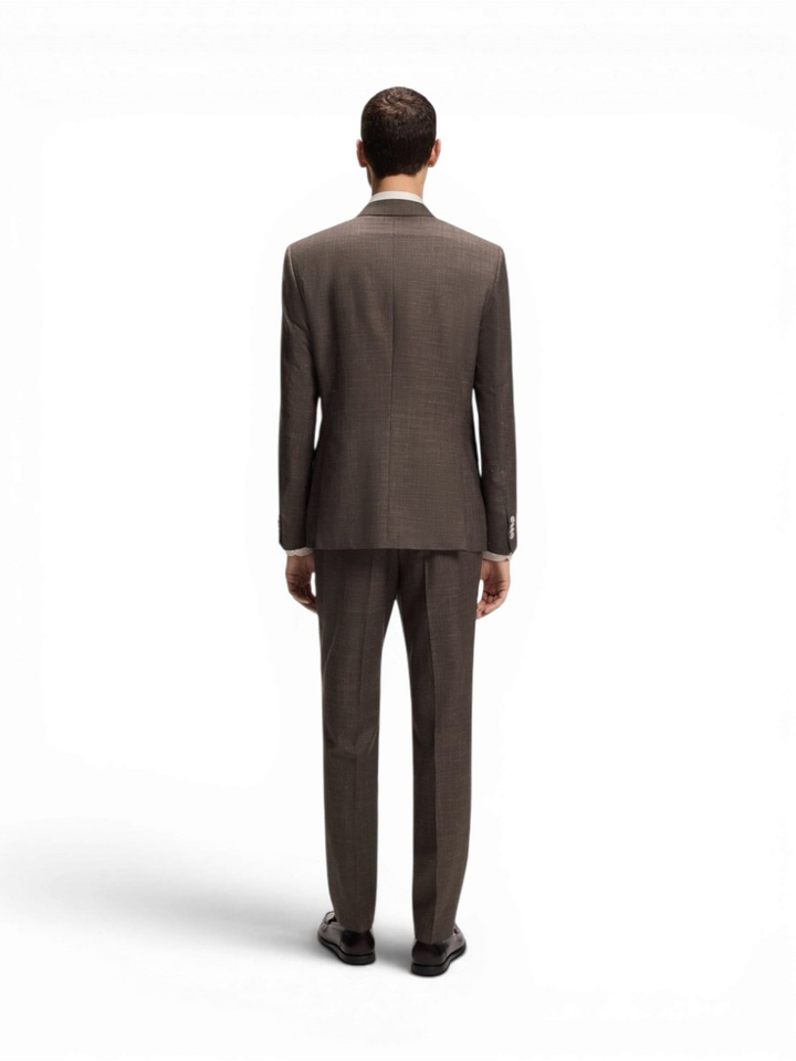 Bruine kostuum blazer H Huge Boss