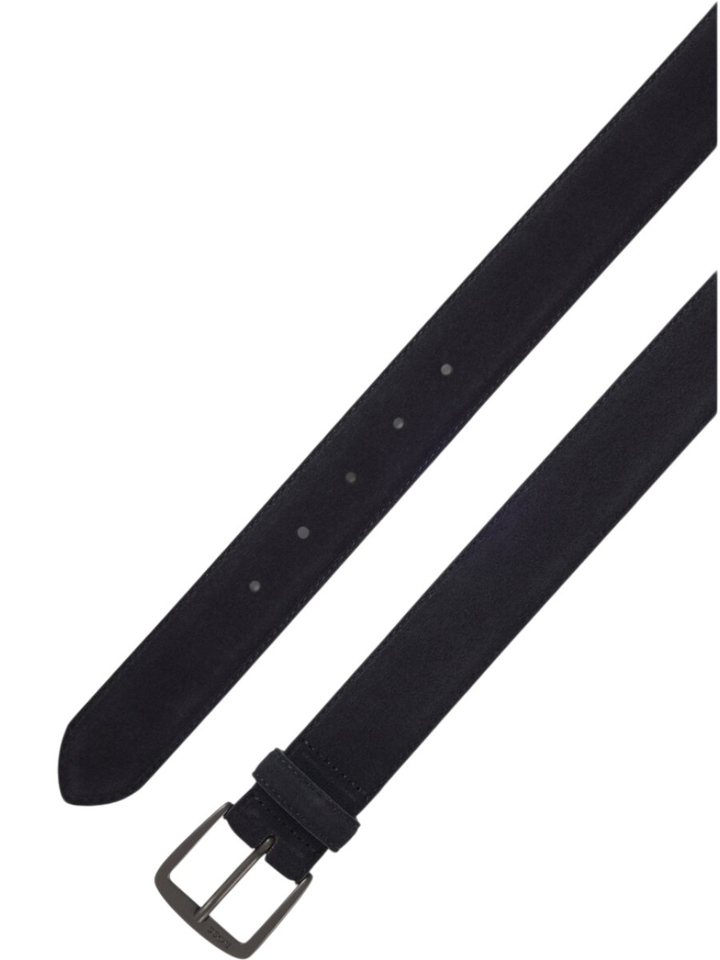 Zwarte riem in suede Hugo Boss 