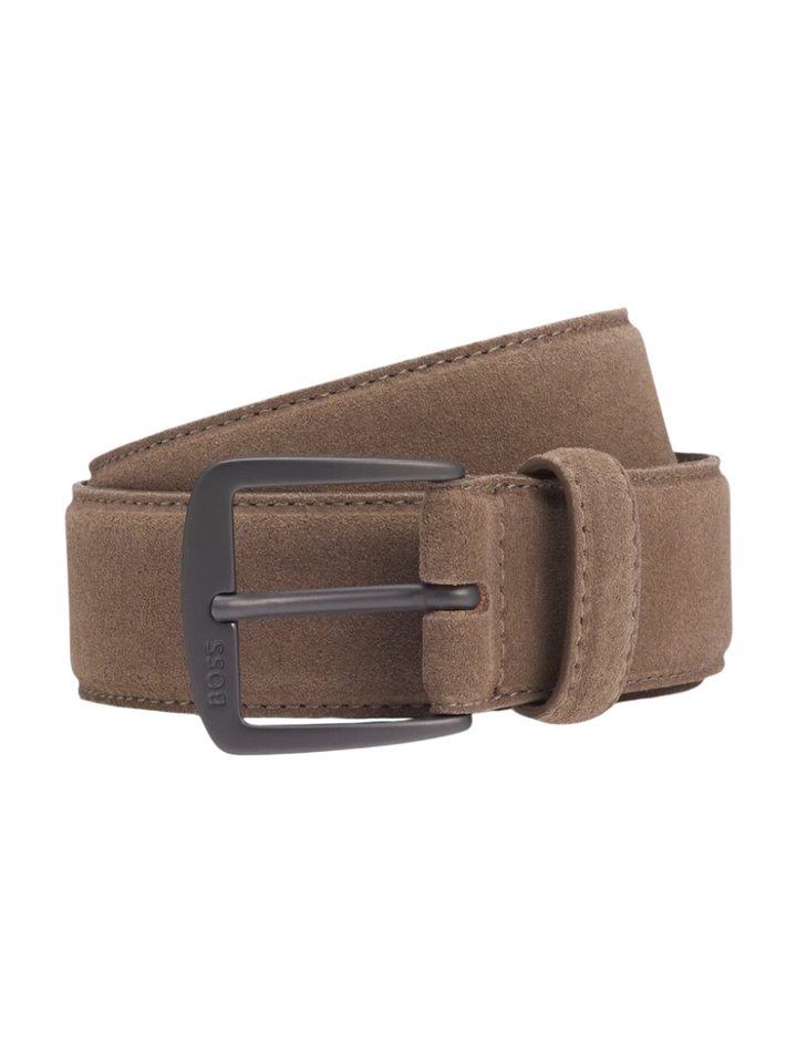 Taupe riem in suede Hugo Boss 
