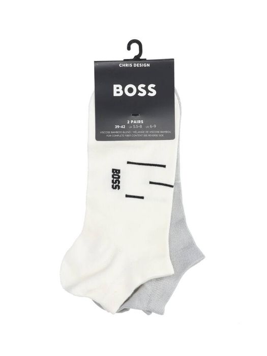 2-Pack medium grey sokken Hugo Boss