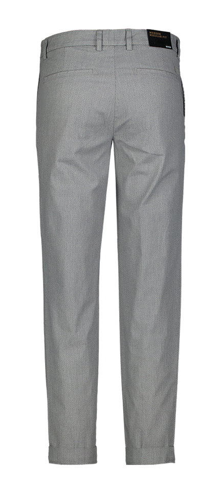Grijze modern regular fit chino Hugo Boss 